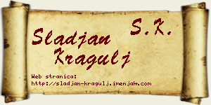 Slađan Kragulj vizit kartica